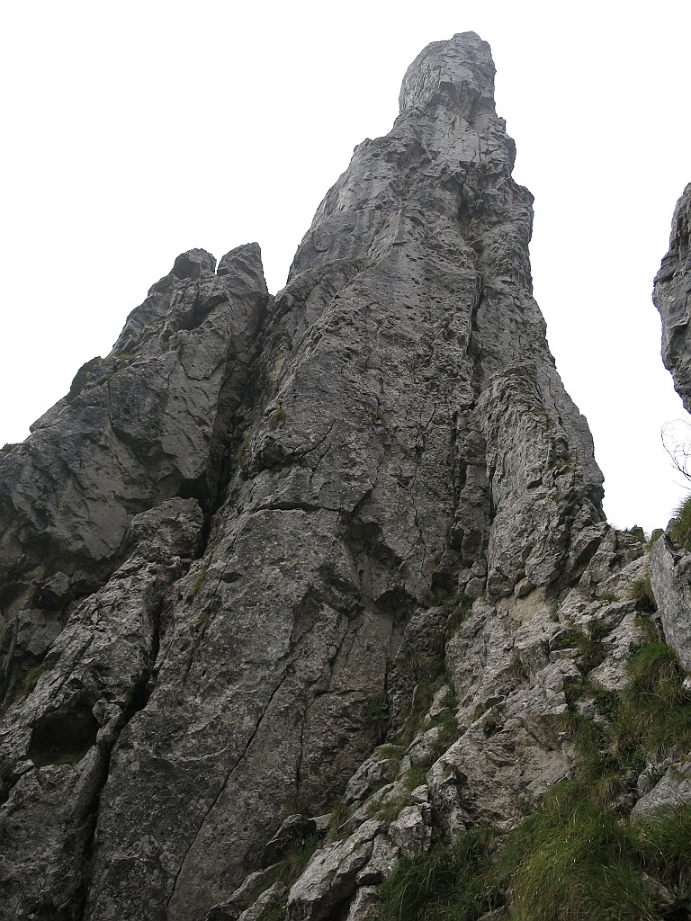 IMG_5890.JPG - Tra i più famosi 'concatenamenti' :-)  in Grignetta. Noi ci abbiamo aggiunto la via Condor al Campaniletto.Non aggiungo descrizioni/relazioni, in rete si trova tutto facilmente. Ad ogni modo basti sapere che le vie sono prevalentemente verticali, su roccia ovunque buona e generalmente ben appigliata. Unto lo spigolo Boga al funto sui passi di artificiale nei primi due tiri.