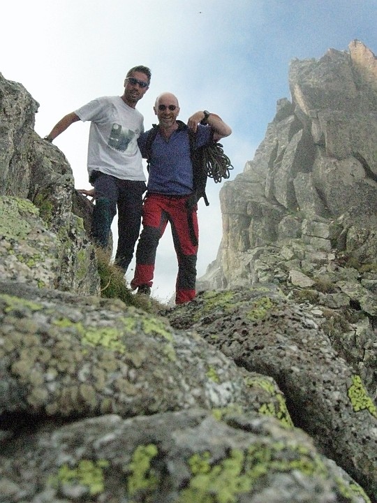 IMG_3102.JPG - Sulla forcella da cui si scende verso il passo Castellaccio