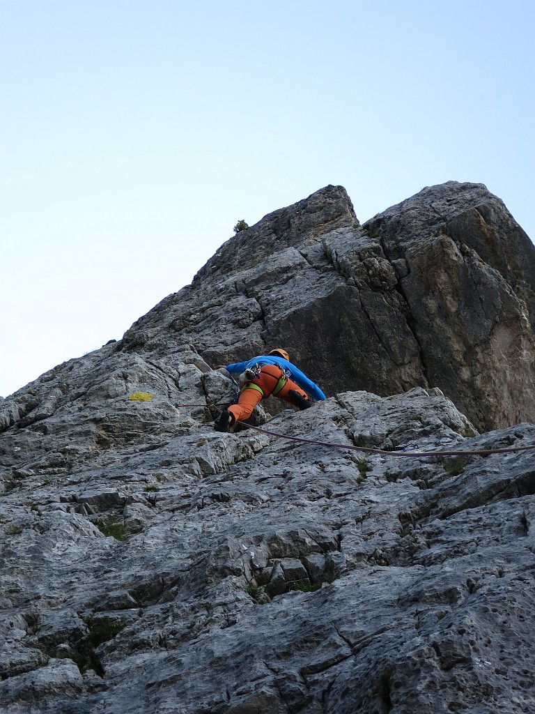 IMG_1728.JPG - Alessandro sul tratto in comune delle due vie