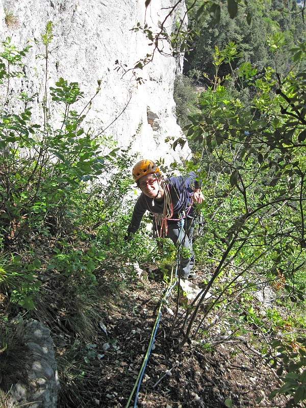 IMG_9880_small.jpg - Eva, la mia compagna di cordata. Ottima arrampicatrice