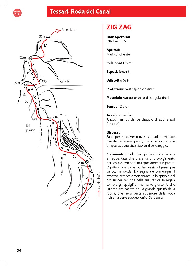 Zig-Zag.jpg - Simpatica vietta a Tessari sulla parete della Roda del Canal. Relazione tratta da qui https://adobeindd.com/view/publications/1599bd33-5c73-4875-a581-32b1620b76ee/ca3o/publication-web-resources/pdf/V_per_Valdadige.pdfScaricate l'e-book al link sopra riportato, comprende molte vie recenti della zona.